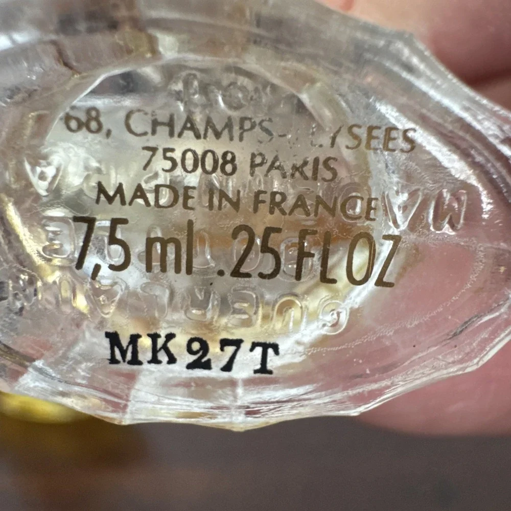 3 Vintage Guerlain Shalimar Eau de Champs Cologne Bottle Made In France Lot